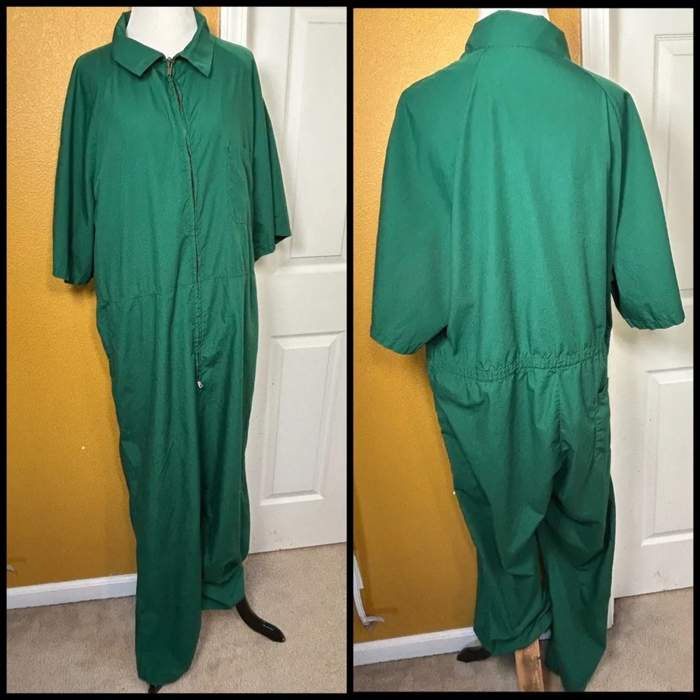 VINTAGE, FASHION SEAL, zip up coveralls!!